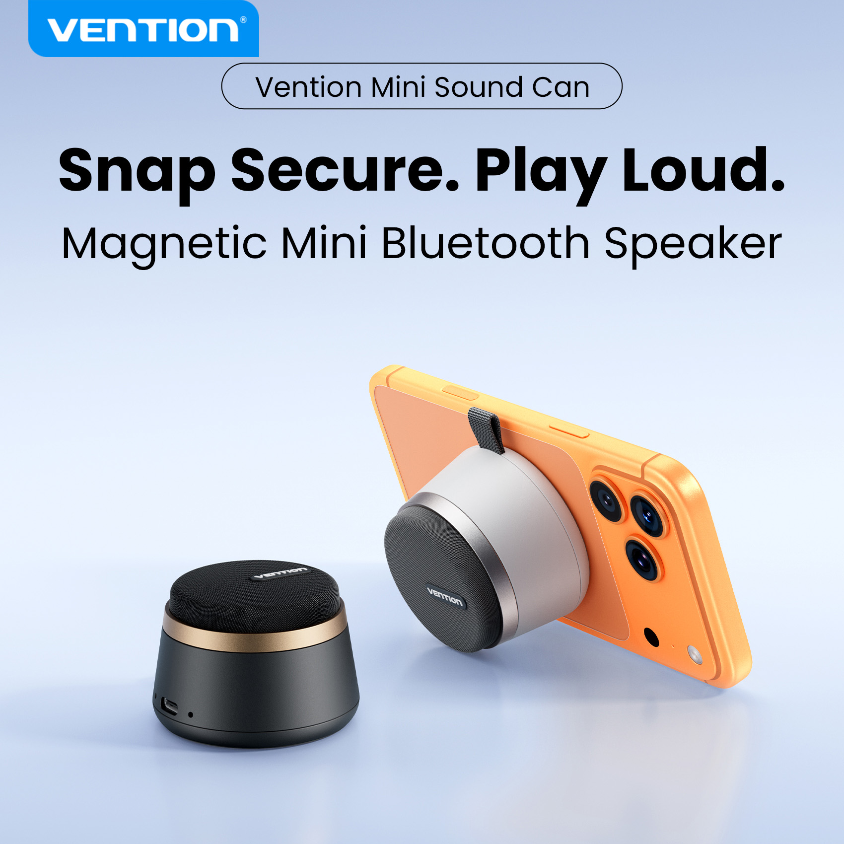 Google Speaker Nest Audio - مكبر صوت بلوتوث محمول مغناطيسي من