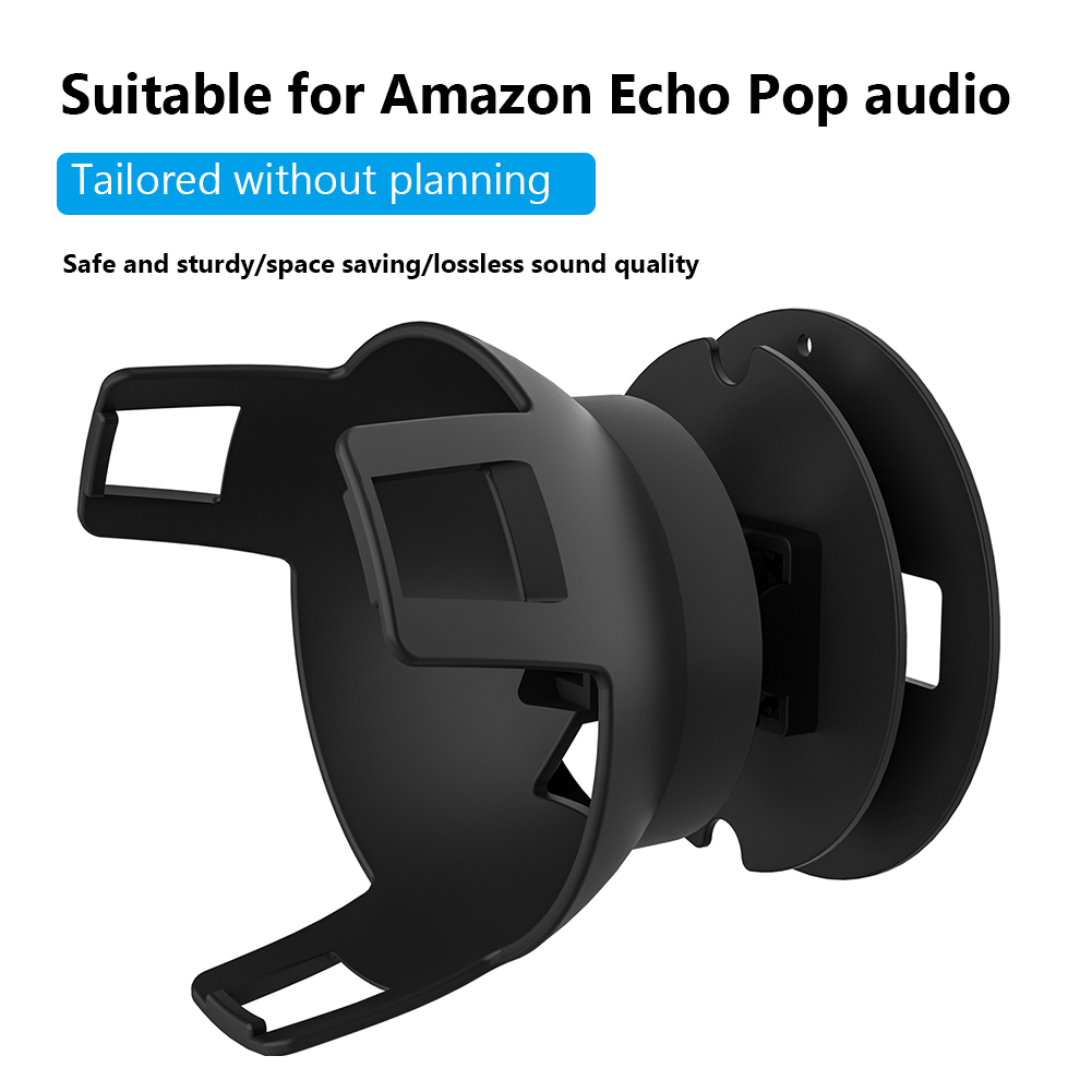 Amazon Speaker Echo Pop - رف مكبر صوت مثبت على الحائط