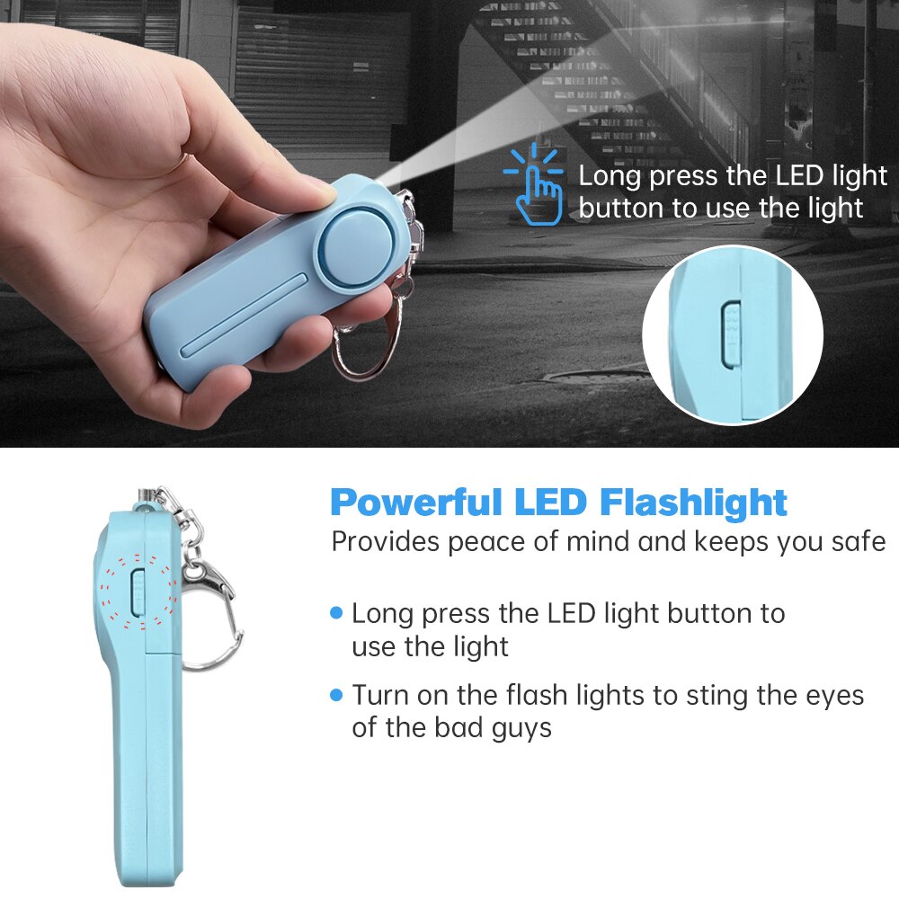 إنذار أمان شخصي دفاع عن النفس  - مراجعة Personal Alarm Keychain وسعره