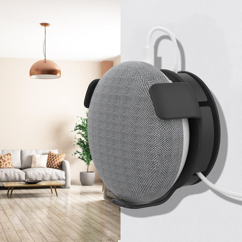 حامل مخرج مثبت على الحائط لإدا - مراجعة Google Speaker Nest Audio وسعره