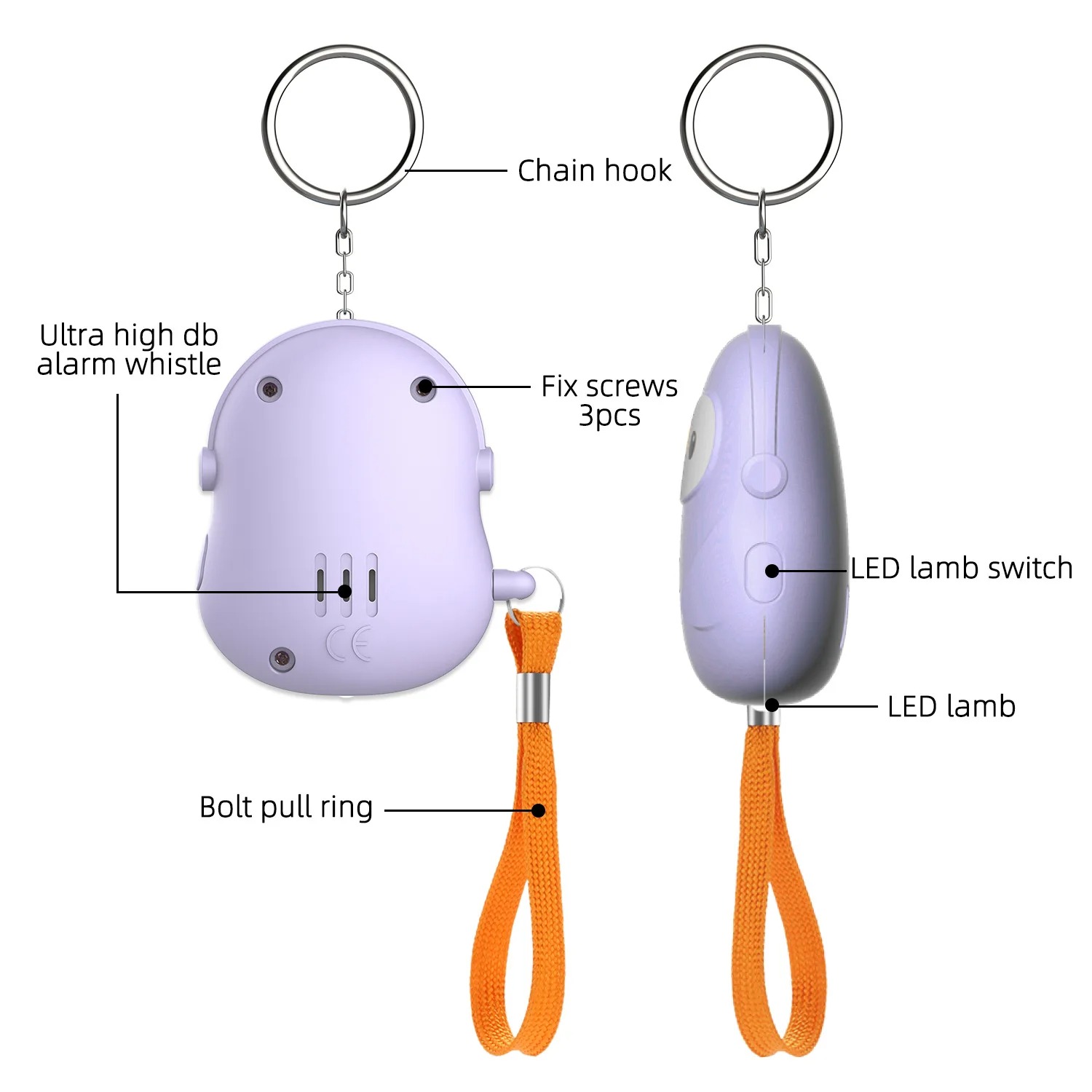 جهاز إنذار شخصي للدفاع عن النف - مراجعة Personal Alarm Keychain وسعره