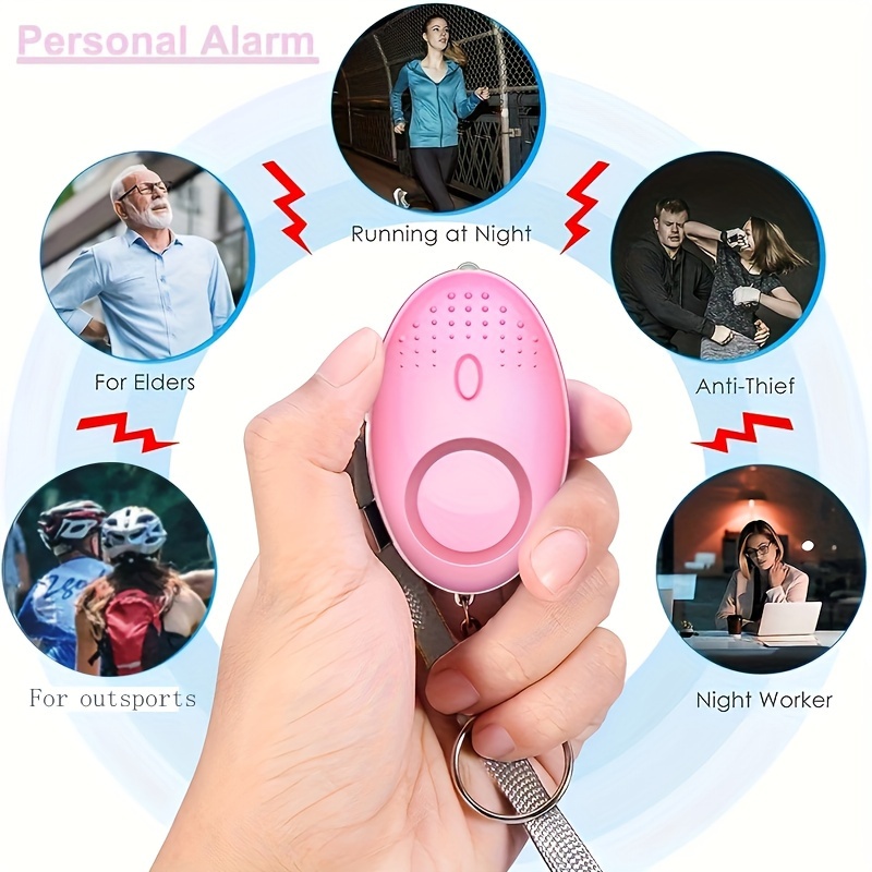 إنذار أمان شخصي 130 ديسيبل مع  - مراجعة Personal Alarm Keychain وسعره
