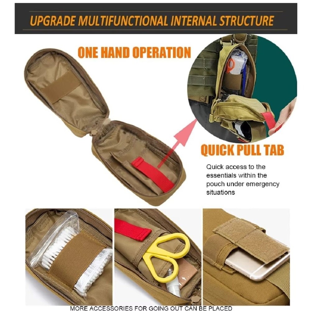 حقيبة إسعافات أولية محمولة تُث - مراجعة First Aid Bag Kit وسعره