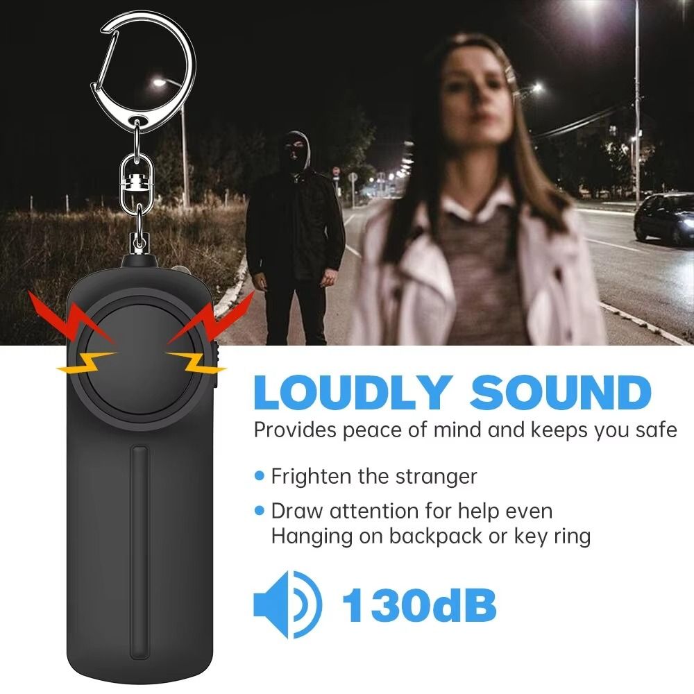 جهاز إنذار شخصي عالي الصوت 130 - مراجعة Personal Alarm Keychain وسعره