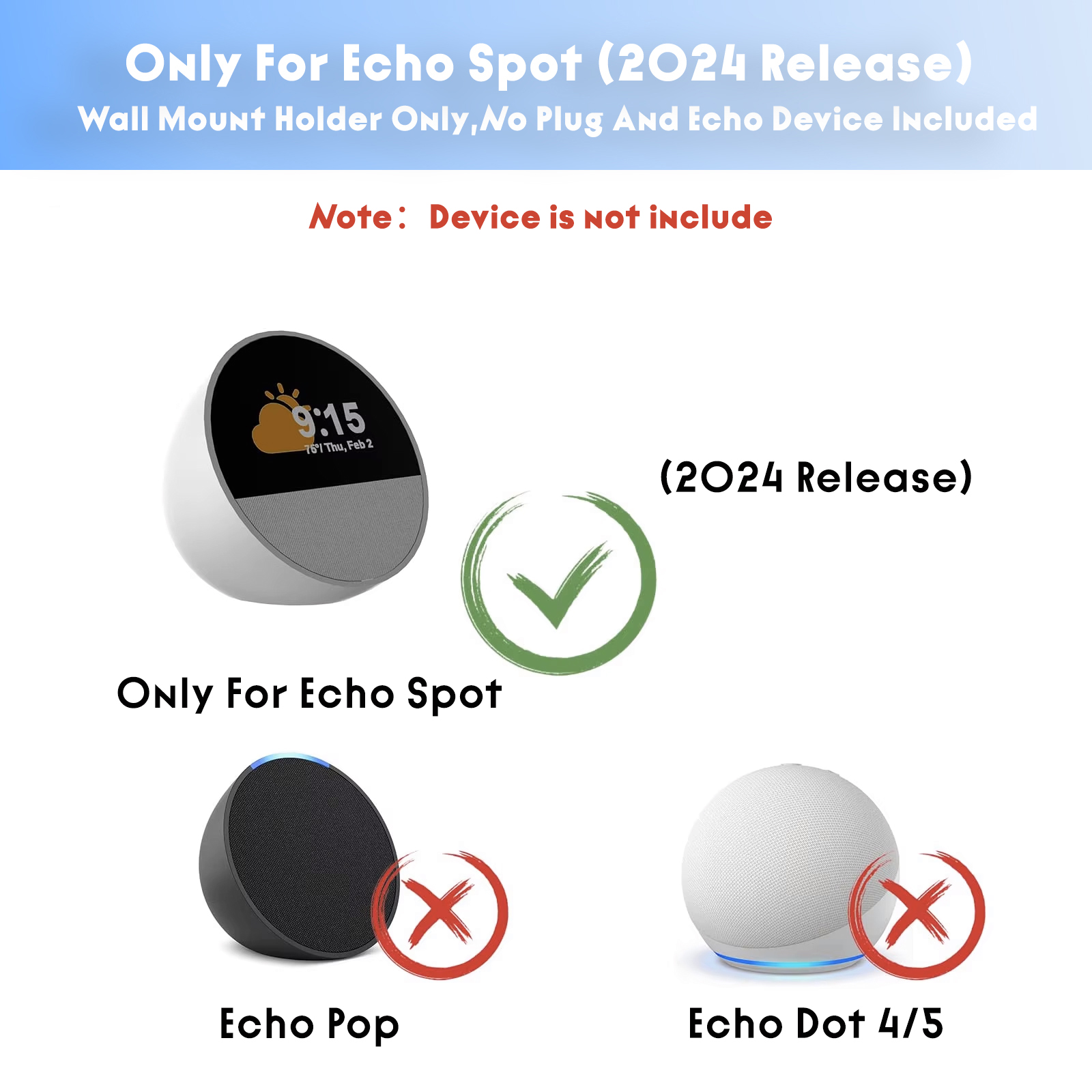 حامل حائط لـ Echo Dot Gen 5 |  - مراجعة Amazon Speaker Echo Pop وسعره