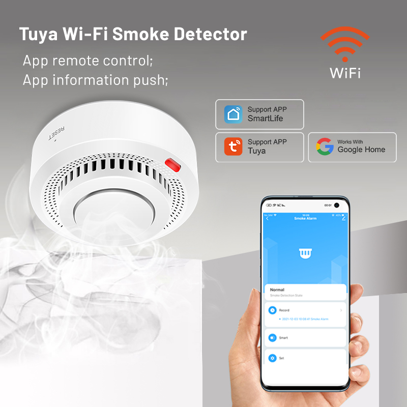 مجموعة من 2 جهاز استشعار دخان  - مراجعة Smoke Detector Interconnected وسعره
