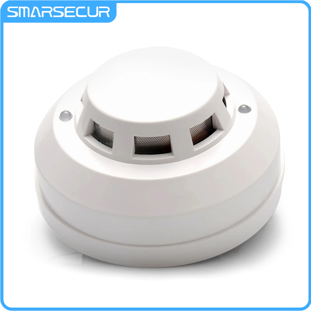 12 فولت الجهد السلكية الدخان ت - مراجعة Smoke Detector Interconnected وسعره